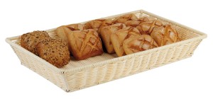 Koszyk ECONOMIC, GN 1/2, beżowy, 32,5x26,5 cm OUTLET