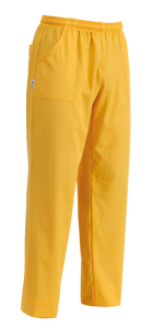 Spodnie kucharskie COULISSE POCKETS YELLOW