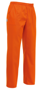Spodnie kucharskie COULISSE POCKETS ORANGE