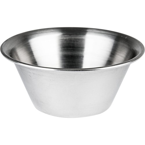 Miseczka mini dip stal nierdzewna gładka 120 ml