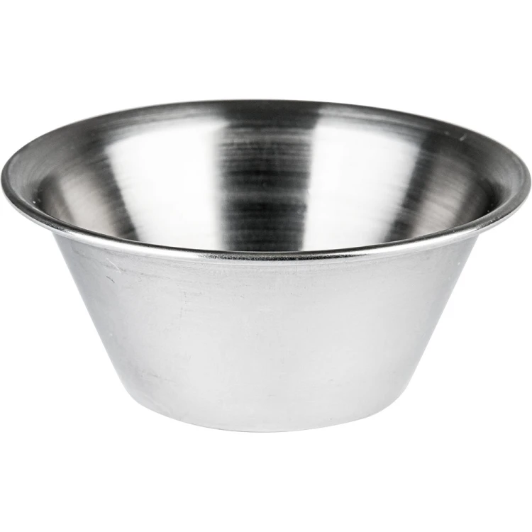 Miseczka mini dip stal nierdzewna gładka 120 ml