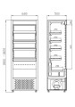 Regał chłodniczy RCh-OF/700 NAOS