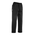 Spodnie kucharskie COULISSE POCKET BLACK MIKROFIBRA