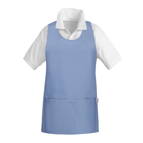 Fartuch z kieszonką PONCHO LIGHT BLUE