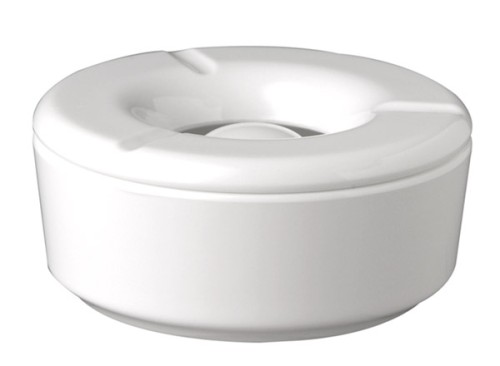 Popielniczka CASUAL biała Ø11,5cm