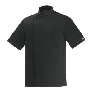 Bluza kucharska krótki rękaw MICROTEC MM BLACK