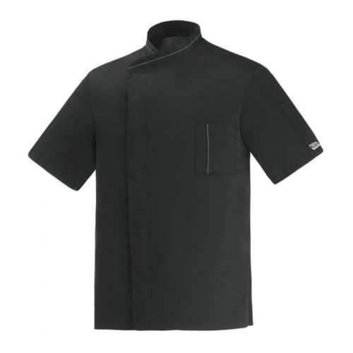 Bluza kucharska krótki rękaw MICROTEC MM BLACK