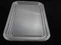 Taca chromowana prostokątna duża