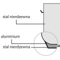 Patelnia ze stali nierdzewnej, średnica 36 cm