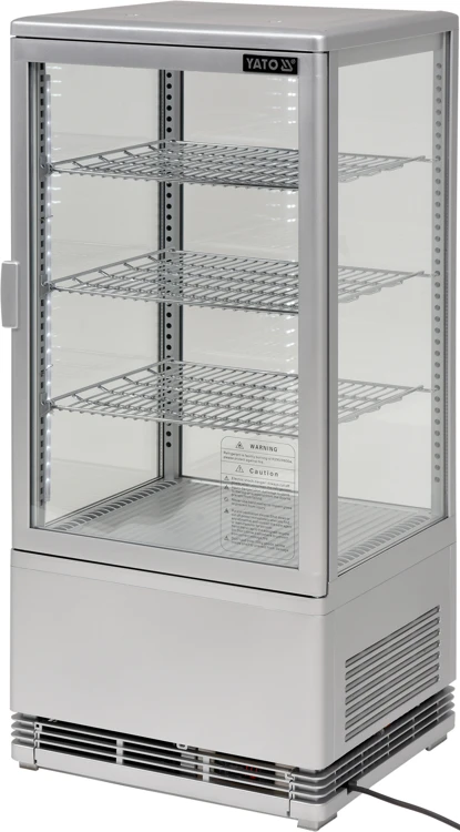 Witryna chłodnicza 78l 42x38x96 srebrna
