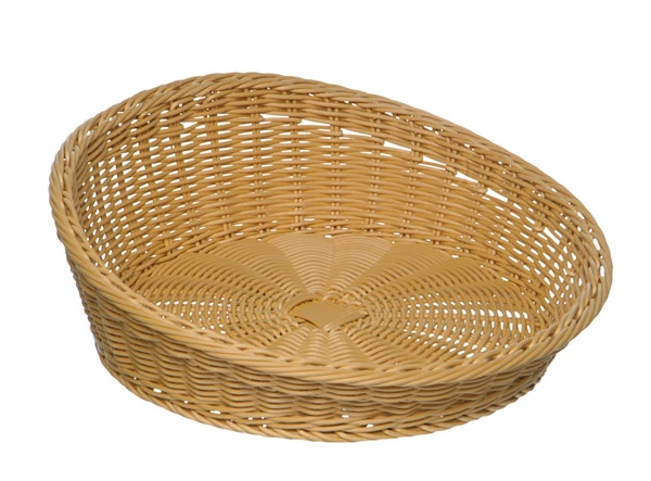 Koszyk PROFI LINE okrągły, beżowy, średnica 31/37 cm