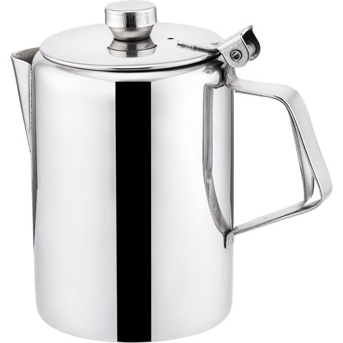 Stalowy dzbanek z pokrywką 0,5 l do spieniania mleka, cappucino
