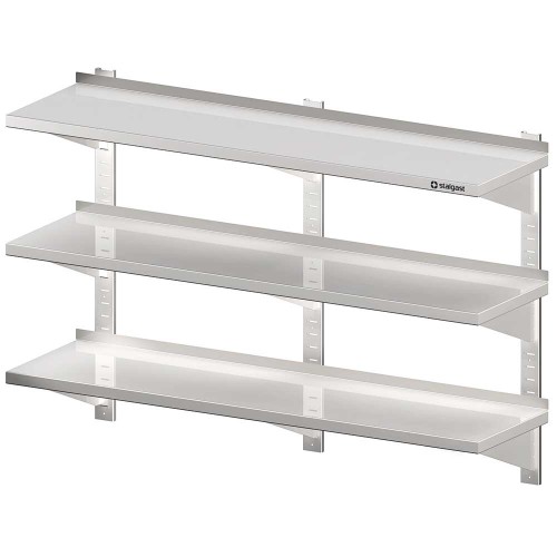 Półka wisząca, przestawna,potrójna 1600x300x930 mm