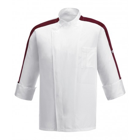 Bluza kucharska RIBBON BORDEAUX