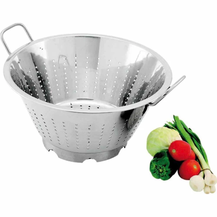 Wanna przecedzakowa, stal polerowana, średnica 40 cm