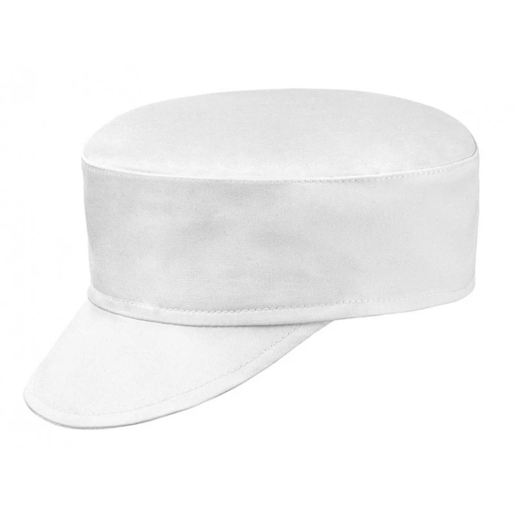 Czapka kucharska z daszkiem WHITE - 2szt.