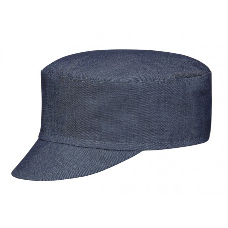 Czapka kucharska z daszkiem JEANS - 2szt.
