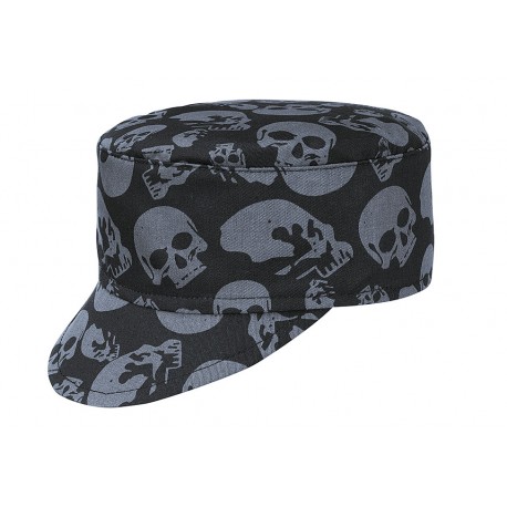 Czapka kucharska z daszkiem SKULLS - 2szt.