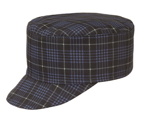 Czapka kucharska z daszkiem TARTAN - 2szt.