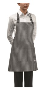 Fartuch krótki NEW GREY STRIPE