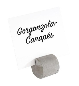 Stojak na menu beton walec