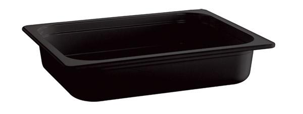 Pojemnik melamina ECOLINE czarny GN 1/2 H65mm