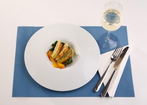 Podkładka na stół PVC - jasnoniebieska