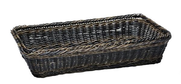 Koszyk GN 1/1 H10cm brązowo-czarny