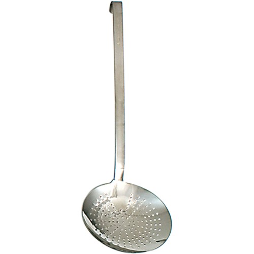 Łyżka cedzakowa monoblok stal Ø12cm H36cm