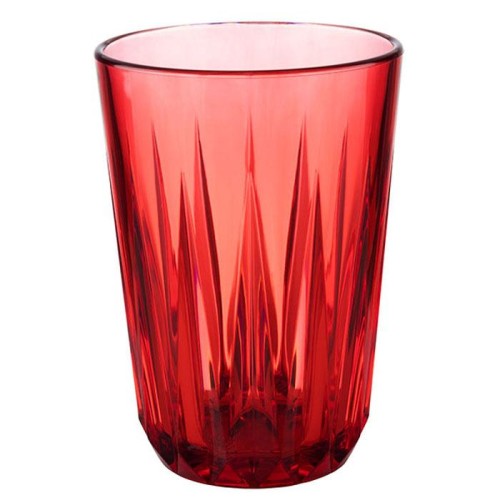 Szklanka CRYSTAL 0,3l czerwona nietłukąca