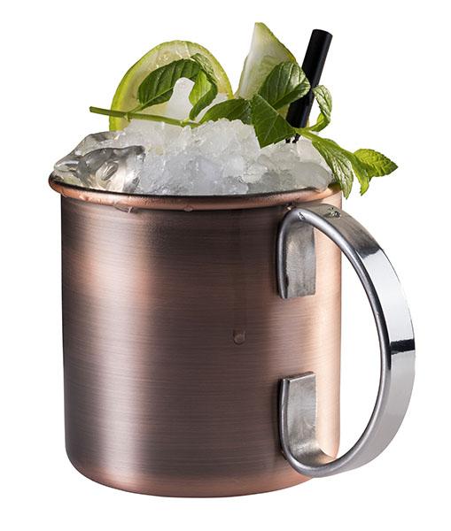 Kubek MOSCOW MULE miedź antyczna 0,45l