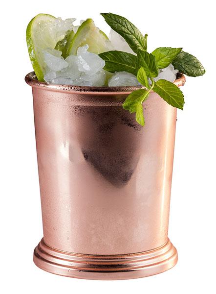 Puchar JULEP MUG miedź prosty 0,35l