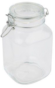 Słoik z hermetycznie zamykaną pokrywką 2l