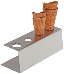 Stojak na lody ze stali nierdzewnej
