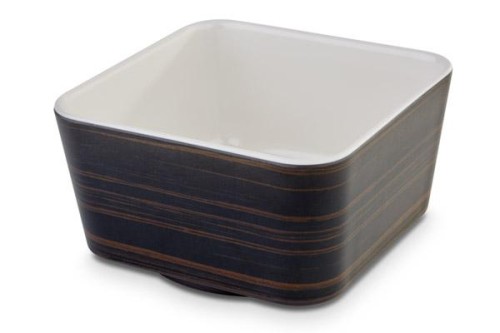 Miska kwadratowa 13cm x 13cm brąz UNIVERSAL