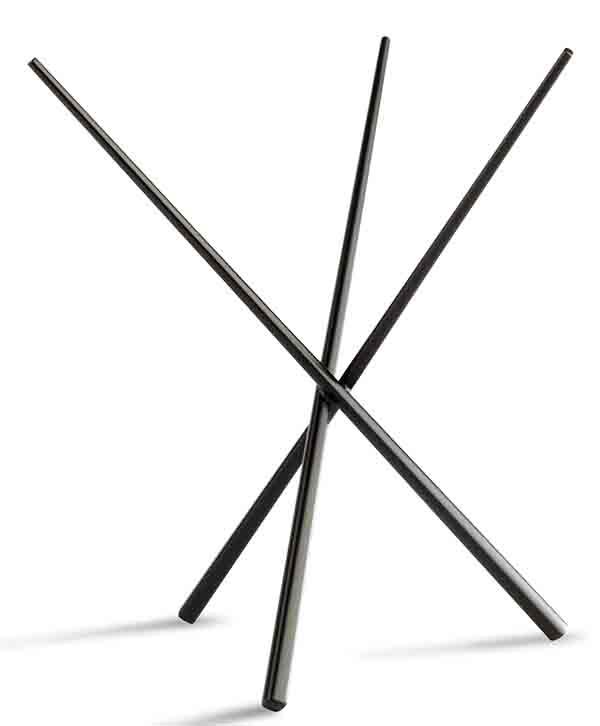 Stojak bufetowy ASIA PLUS 20cm  czarny