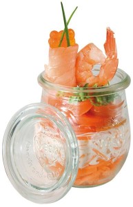 Komplet słoiczków z pokrywką 12 sztuk 0,22l