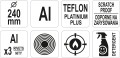 Patelnia aluminiowa z powłoką teflon platinum plus 240mm