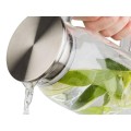 Szklana karafka z wkładem na lód 1,5l