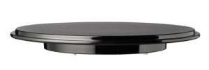 Taca do ciast czarna 31cm
