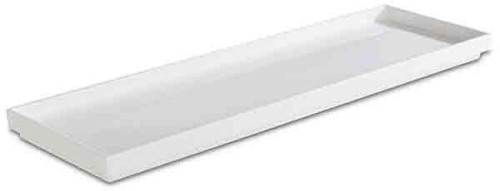 Taca prostokątna ASIA PLUS biała 53cm x 16,2cm
