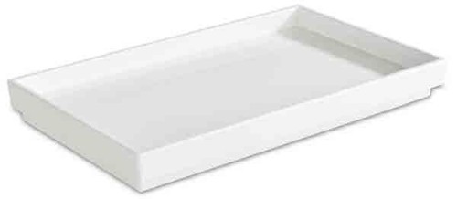 Taca prostokątna ASIA PLUS biała 26,5cm x 16,2cm