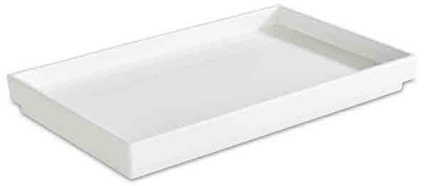 Taca prostokątna ASIA PLUS biała 26,5cm x 16,2cm