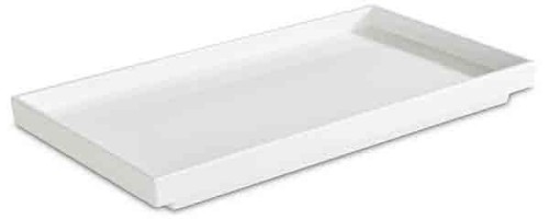Taca prostokątna ASIA PLUS biała 32,5cm x 17,6cm