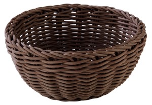 Koszyk PROFI LINE okrągły, brąz, średnica 20 cm