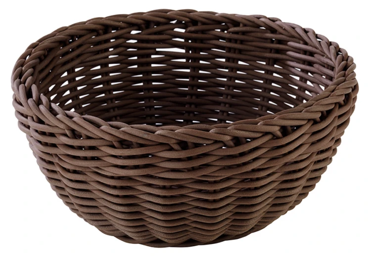 Koszyk PROFI LINE okrągły, brąz, średnica 20 cm