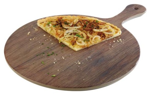 Taca , patera z rączką, z serii OAK, średnica 30 cm