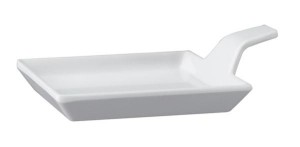 Półmisek z uchwytem, 9,5 x 9,5 cm, FLYING BUFFET, biały