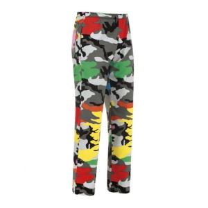 Kolorowe spodnie kucharskie CAMOUFLAGE