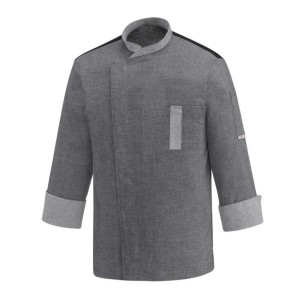 Bluza kucharska TWINS GREY MIX